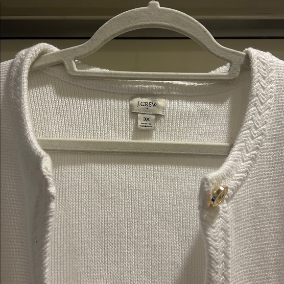J Crew Factory Cotton lady jacket cardigan sweater - Picture 4 of 6